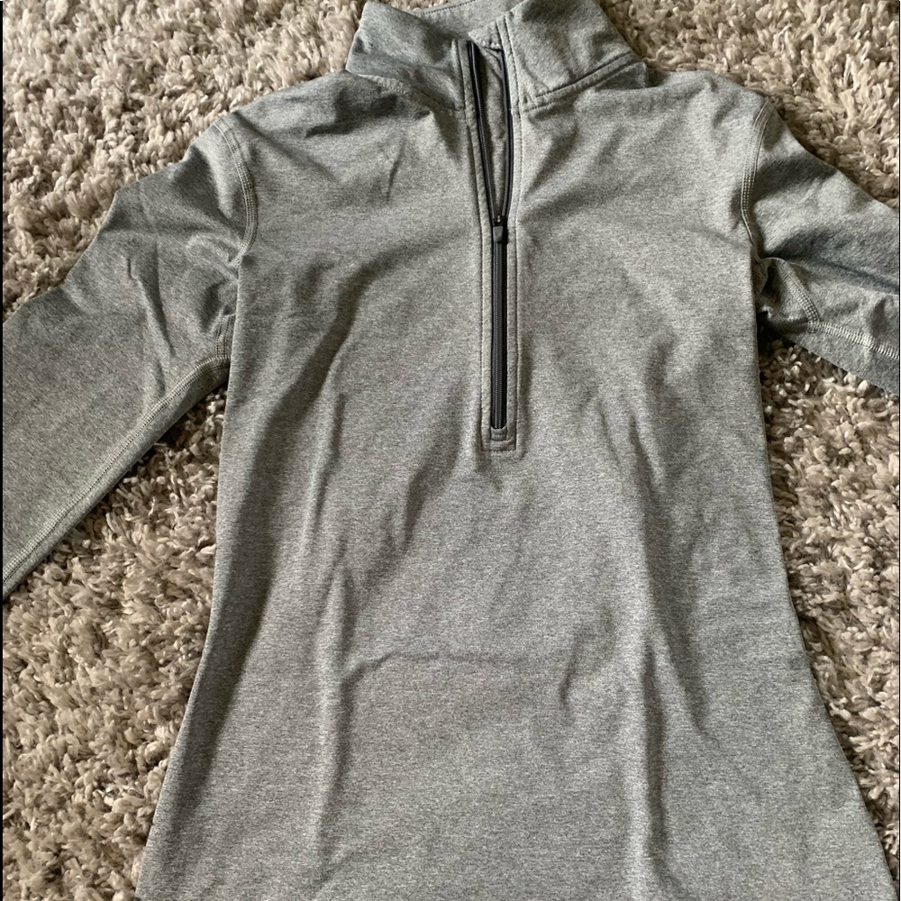 Gray Nike Quarter Zip-Up